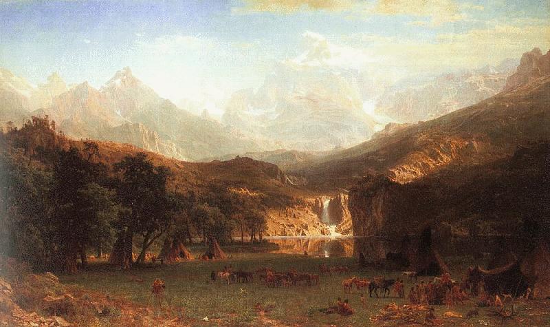 Albert Bierstadt The Rocky Mountains, Landers Peak Germany oil painting art